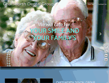 Tablet Screenshot of chatsworthdentalgroup.com